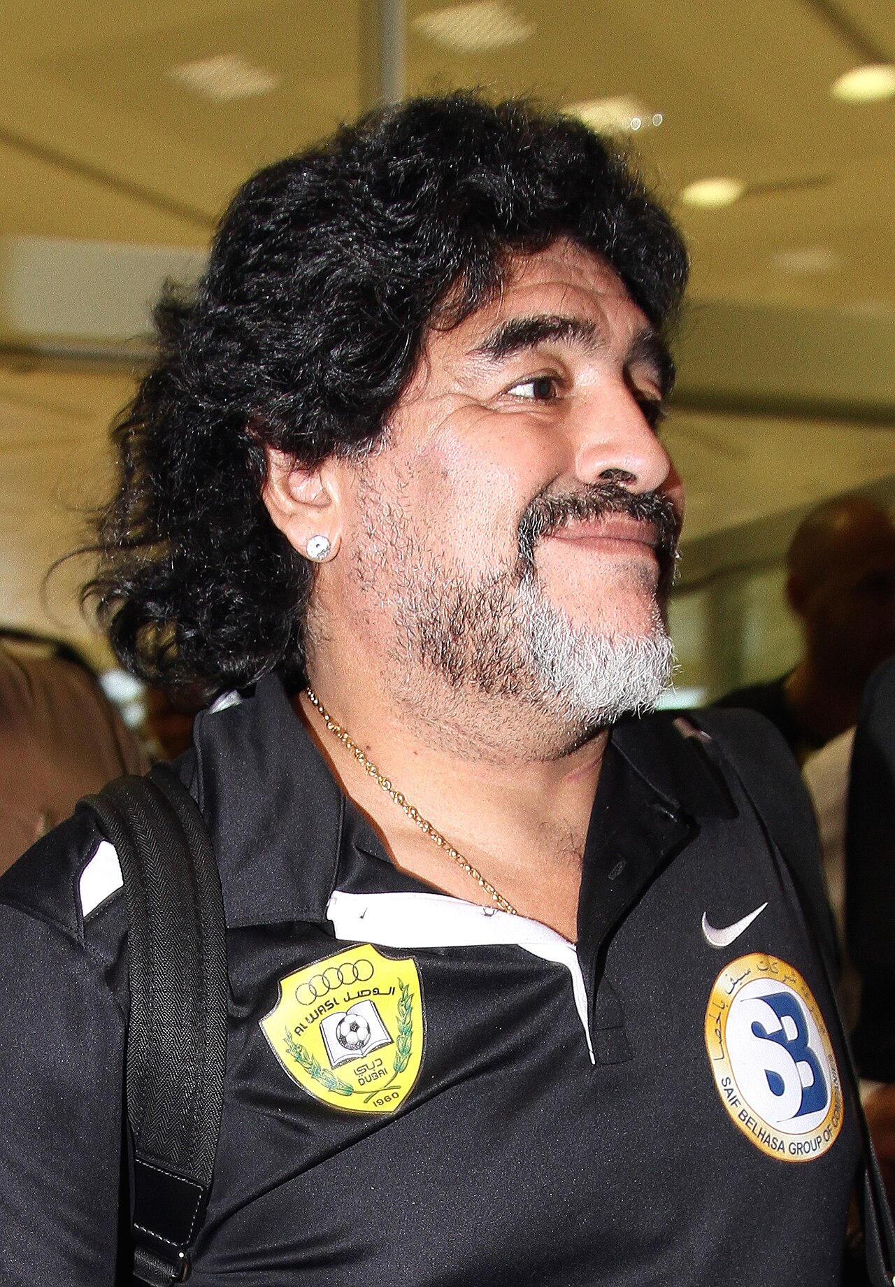 Diego Maradona, 2012 (CC BY 2.0, Doha Stadium Plus / Wikimedia Commons)