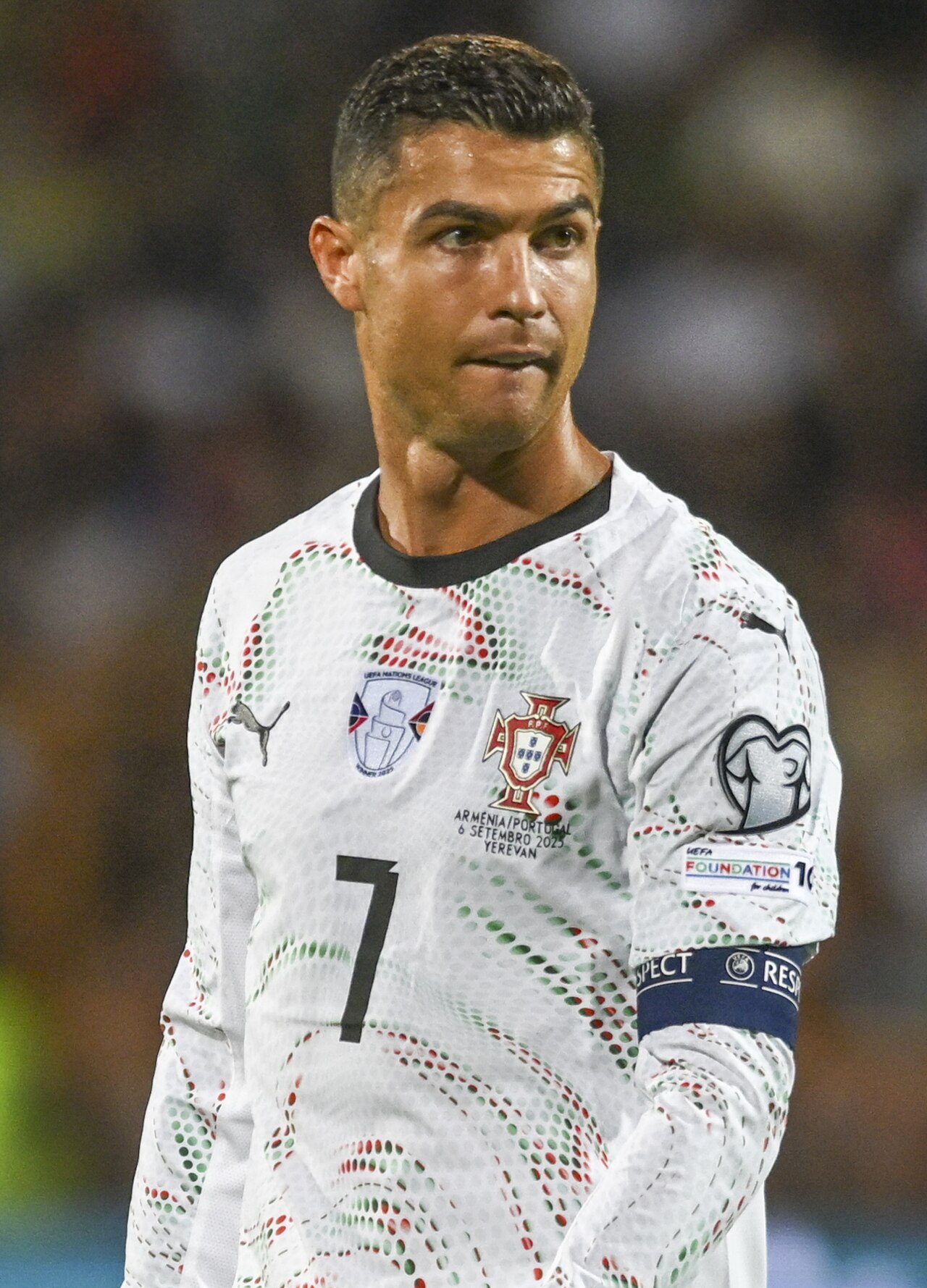 Cristiano Ronaldo — Portugal vs Armenia, 6 September 2023, Yerevan (CC BY-SA 4.0, YantsImages / Wikimedia Commons)