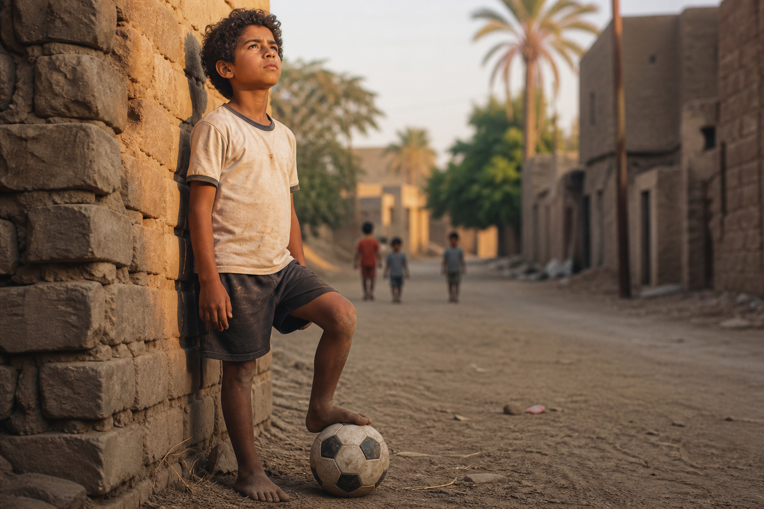Los años de infancia de Muhammad Salah en Egipto