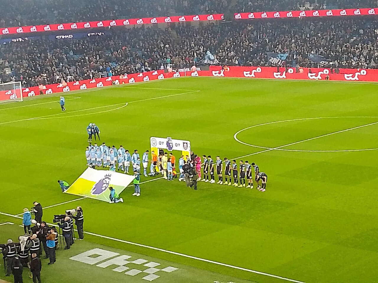 Opstelling van de Premier League-wedstrijden — Manchester City vs. Burnley, 31 januari 2024 (CC0 / Wikimedia Commons)