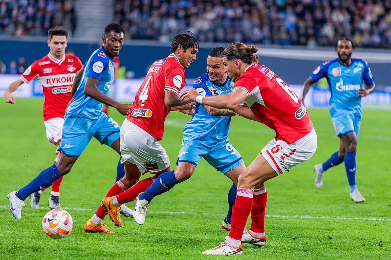 Zenit vs Spartak, Russische Premier League, 2 maart 2024 (CC BY-SA 3.0 / Wikimedia Commons)